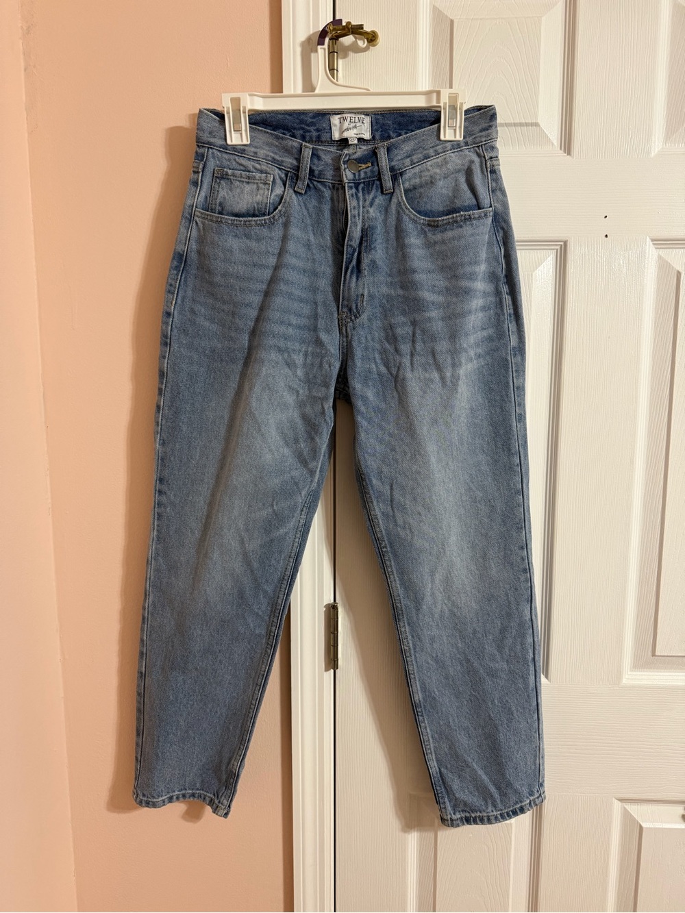 TWELVE by OnTwelfth Medium Wash Straight Leg Jeans